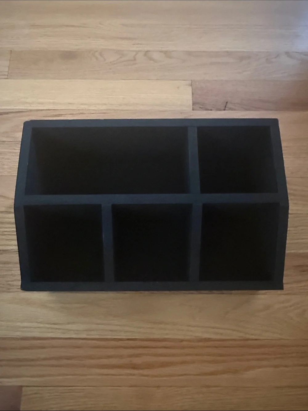 Coffee Bar Wooden Organizer - Black